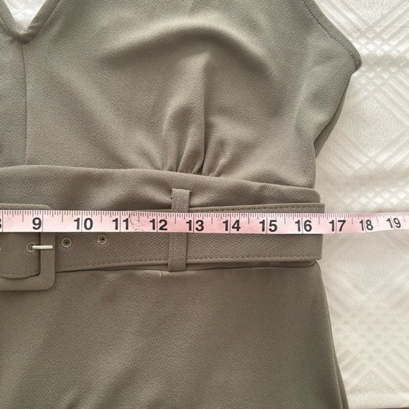 Bar III Olive green dress, NWT Size XL - Picture 13 of 14